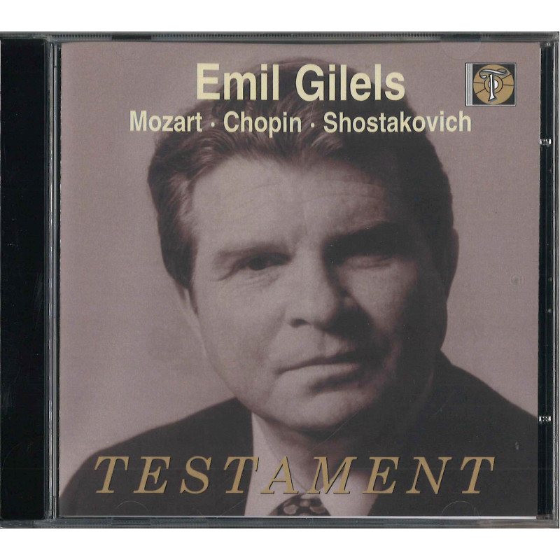 Chopin, Mozart, Chostakovich, Emil Gilels, piano