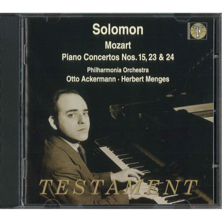 Solomon plays Mozart Piano concertos 15, 23 & 24