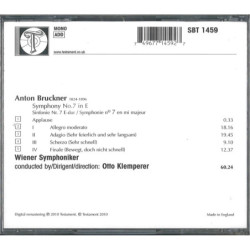 Otto Klemperer Bruckner symphonie n°7