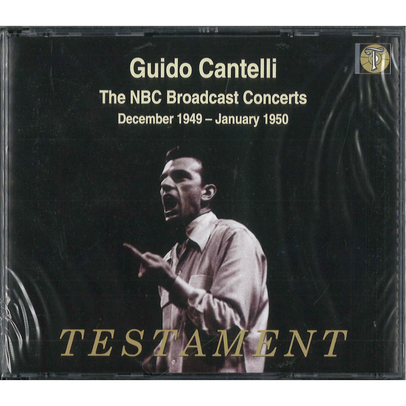 Guido Cantelli The NBC Broadcast Concerts 1949-1950 / Bach, Haendel, Wagner, Mozart