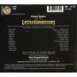 Wagner Gotterdammerung / Bayreuth 1951 Knappertsbusch