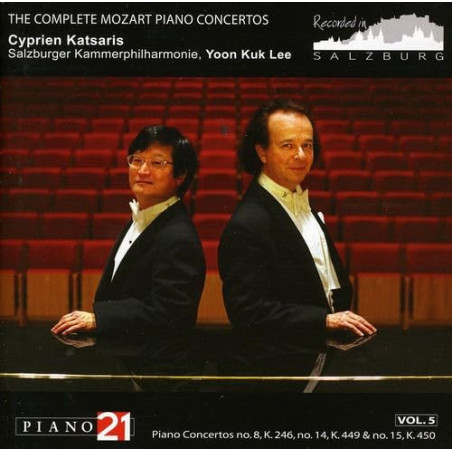 Mozart Concertos pour piano vol.5 Cyprien Katsaris