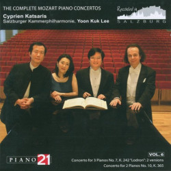 Mozart Concertos pour piano vol.6 Cyprien Katsaris