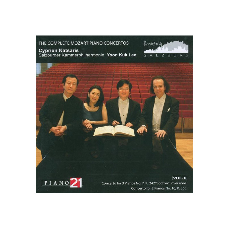 Mozart Concertos pour piano vol.6 Cyprien Katsaris