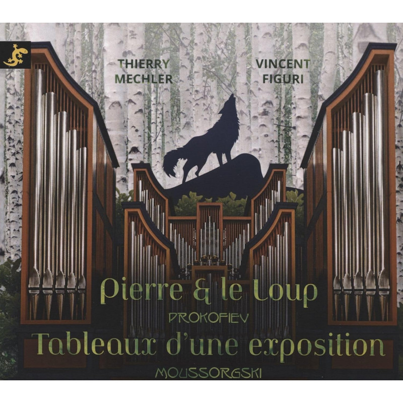 Prokofiev Pierre et le loup, Moussorgski Les tableaux d’une exposition  Vincent Figuri, récitant Thierry Mechler, orgue