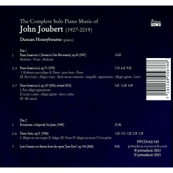 John Joubert Intégrale de la musique pour piano seul (2 CD)