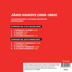 Janis Ivanov, Symphonies n°17 & 18