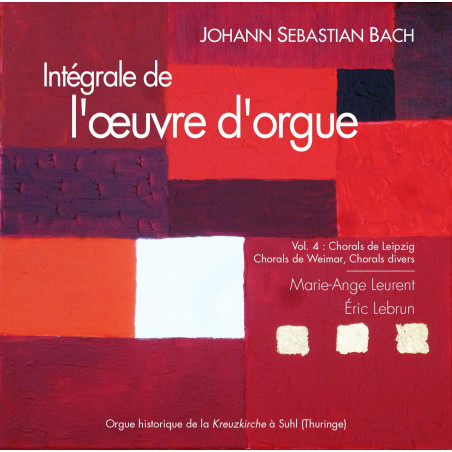 J.S. Bach Intégrale d'orgue, vol.4, Lebrun Leurent