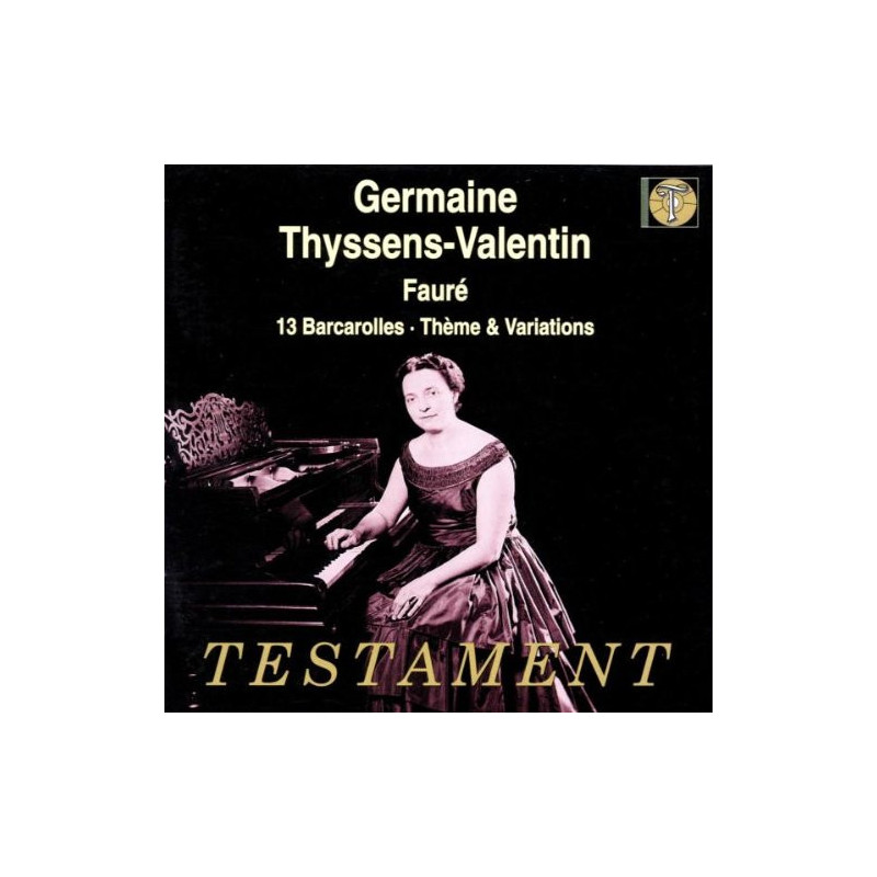 Germaine Thyssens-Valentin joue Fauré