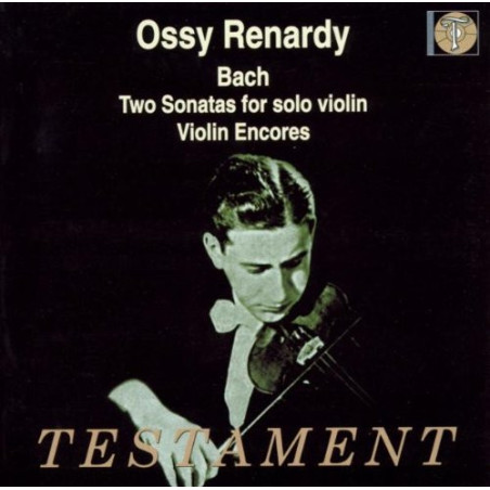 Ossy Renardy, violon, Bach, Paganini, Kreisler, Schubert