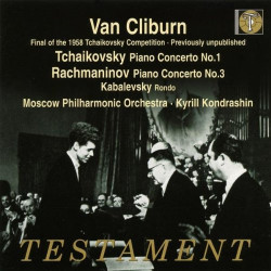 Tchaikovski Rachmaninov Concerto pour piano van Cliburn