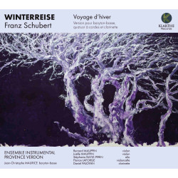 Franz Schubert Le Voyage d’hiver Jean-Christophe Maurice l'Ensemble Instrumental Provence Verdon