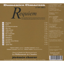 Domenico Cimarosa Requiem Jérémie Rhorer