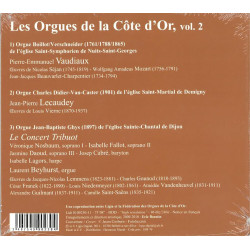 Les orgues de la Côte d'Or  jean-Pierre Lecaudey Pierre-Emmanuel Vaudiaux