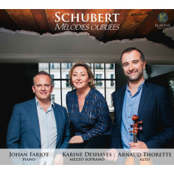 Franz Schubert Mélodies oubliées Karine Deshayes