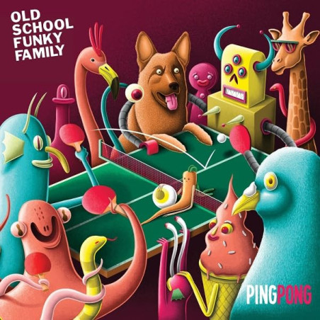 Old School Funk Family Ping Pong