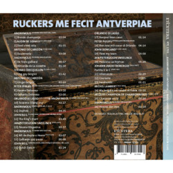 RUCKERS ME FECIT ANTVERPAE Musique pour clavecins et virginals d’Anvers, Mario Sarrechia