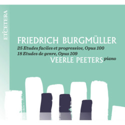 Friedrich Burgmüller Etudes pour piano, Veerle Peeters