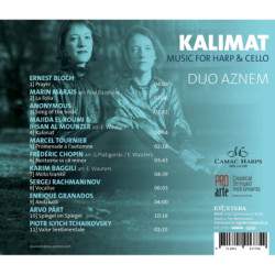 Kalimat, musique pour harpe et violoncelle Duo Aznem