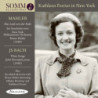 Kathleen Ferrier à New-York, Mahler, Bach