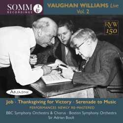 Ralph Vaughan Williams, Live vol.2